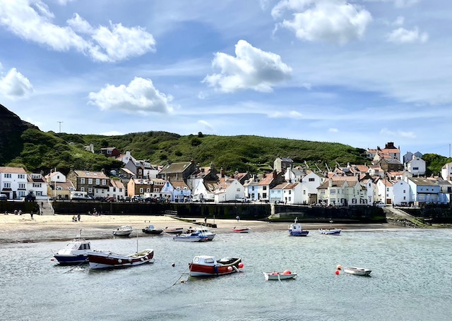 A view of the town from the pier