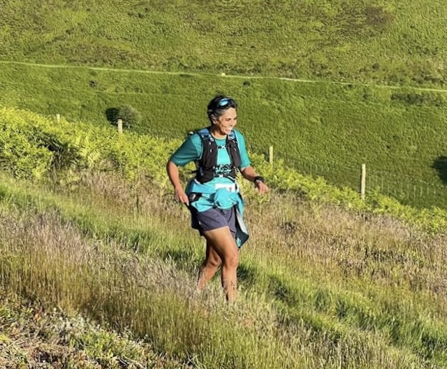 Me running in the hills