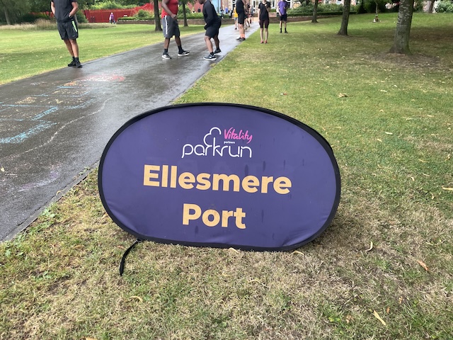 Ellesmere Port Parkrun sign