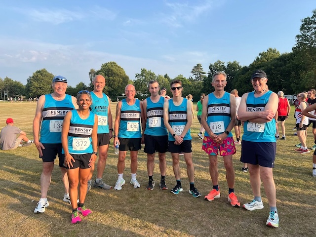 A group of Pensby Runners before the race.