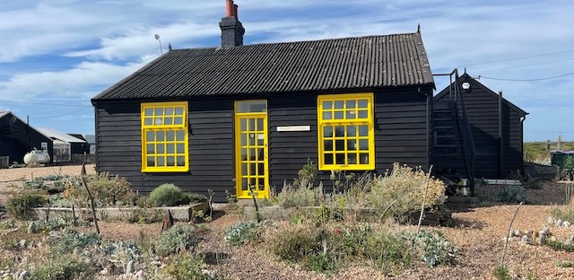 The front of Prospect Cottage